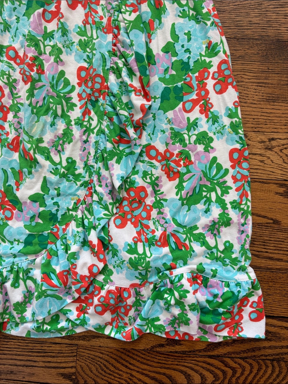 Lilly Pulitzer | Strapless Ruffle Mini Dress Large - Picture 4 of 7